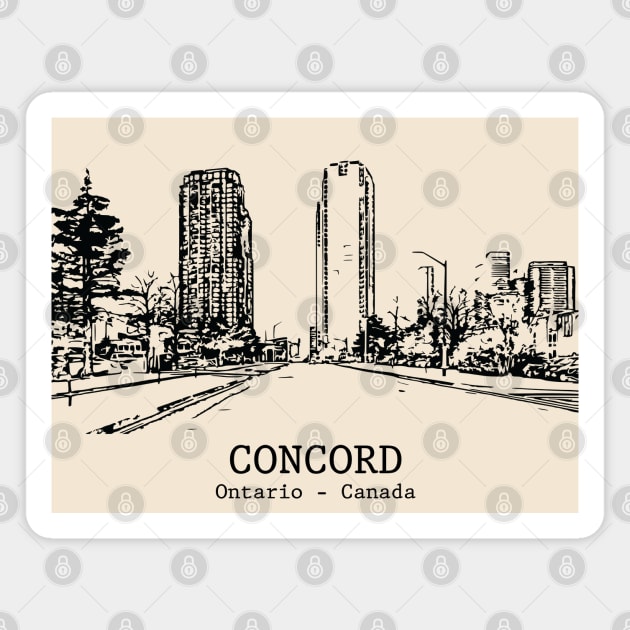 Concord - Ontario Magnet by Lakeric
